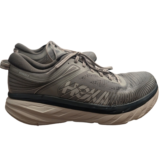 Hoka Bondi 7 Gray X-Wide 11.5 Mens